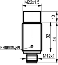 Габариты ISN FC5A-31P-10-LZS4